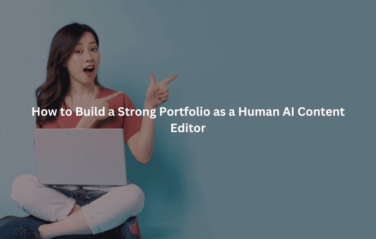 portfolio human AI content editor