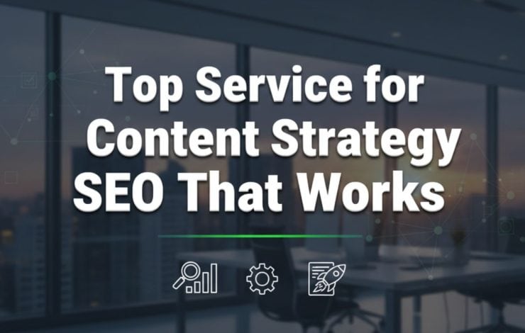 Image showcasing a modern office setting, symbolizing a top service for content strategy SEO with analytics and tools.