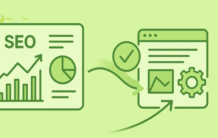Analyze content performance data and SEO metrics to improve website rankings and visibility.