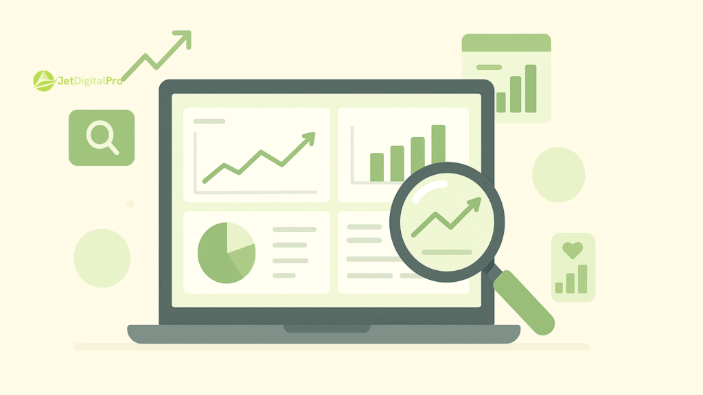 Analyze website content and performance data to identify optimization opportunities and boost online visibility.