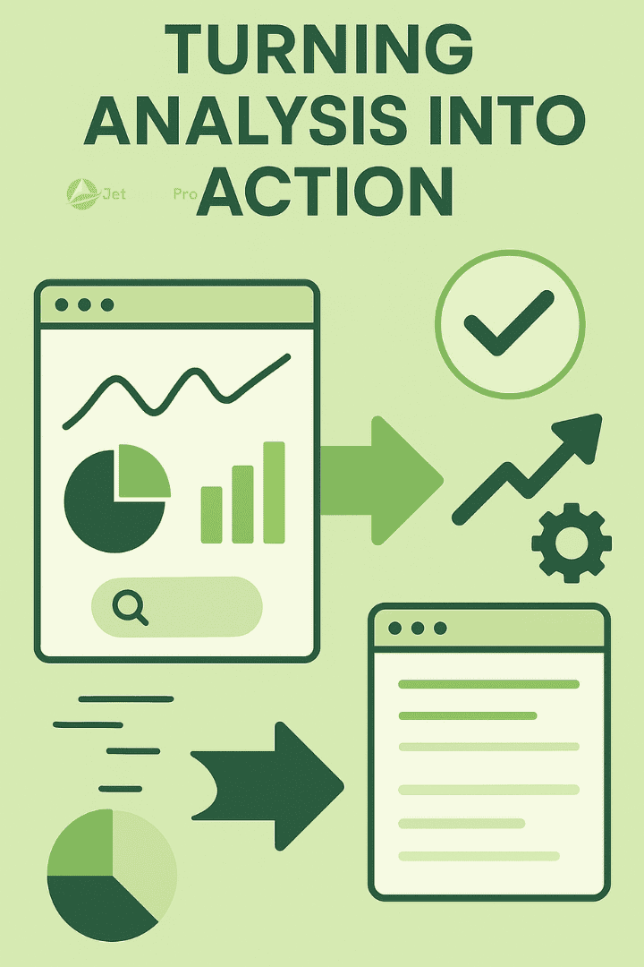 Analyze website analytics and performance data to identify optimization opportunities and drive content improvements for better rankings.