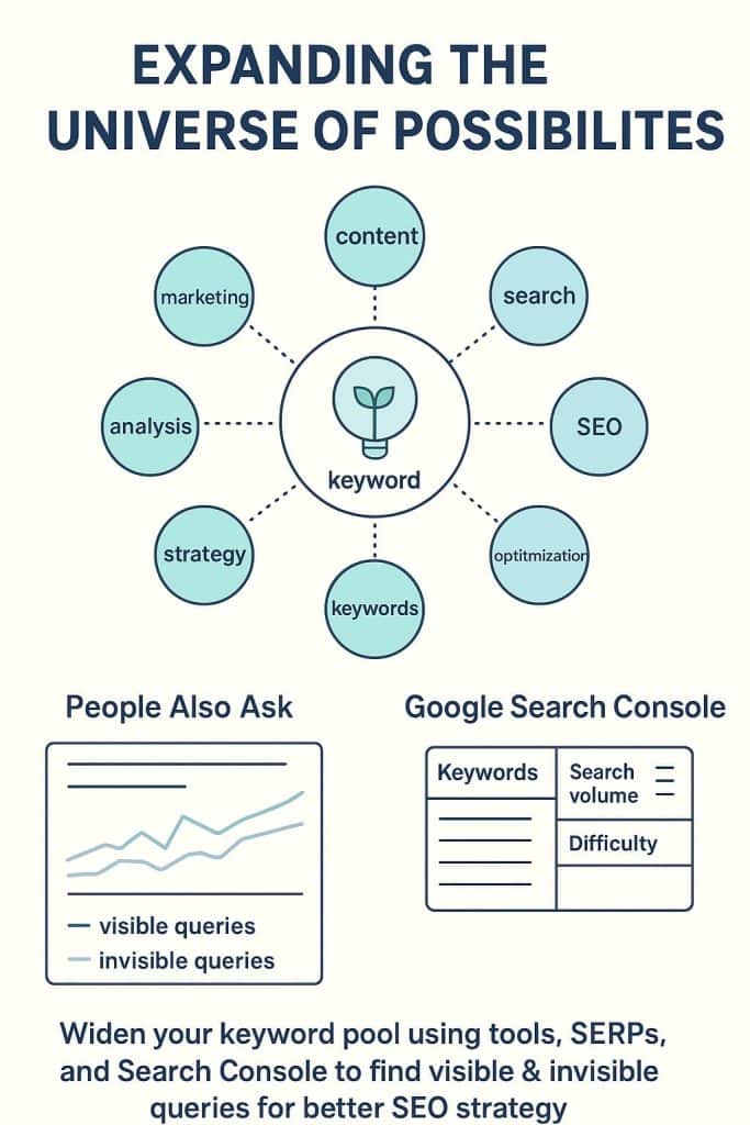 The illustration includes a sequence of steps featuring charts that depict feedback loops, tone adjustments, and quality checks in content creation.