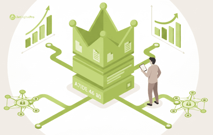 A visual explanation of why content is king in SEO, showing how data analytics and optimization techniques drive stronger search performance.