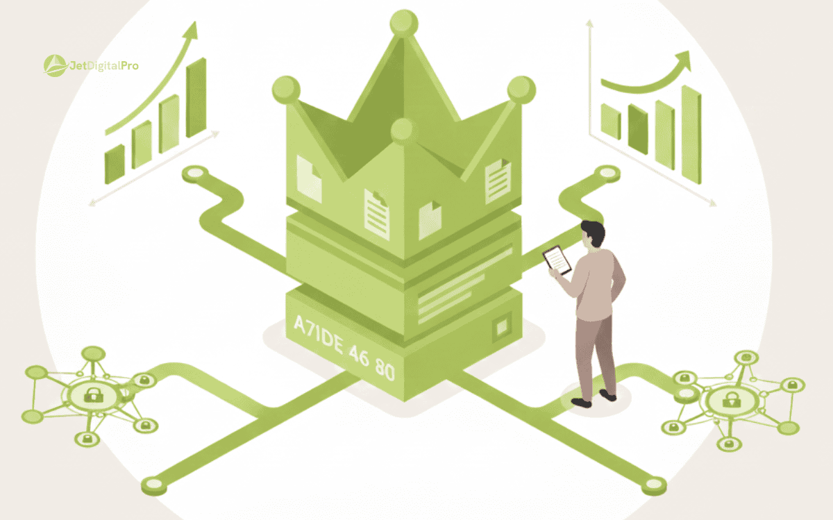 A visual explanation of why content is king in SEO, showing how data analytics and optimization techniques drive stronger search performance.