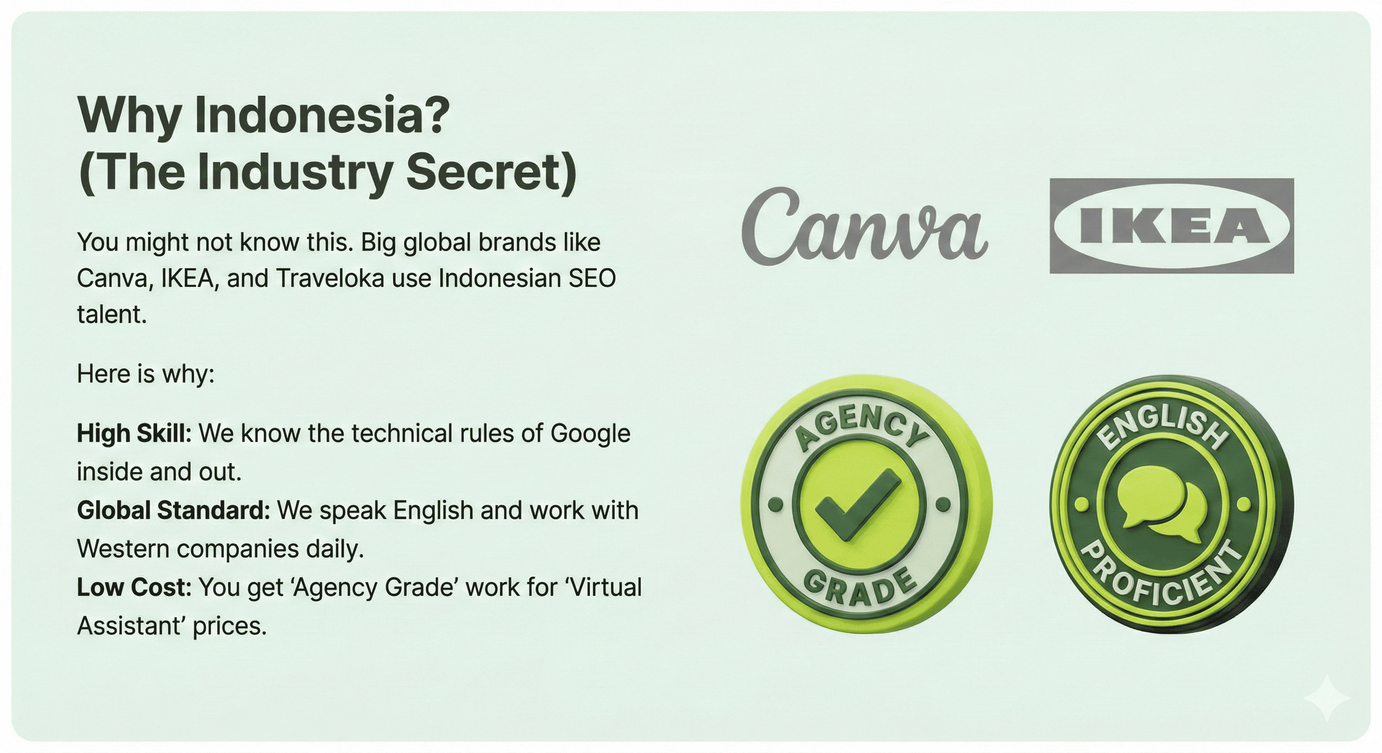 Why Indonesia SEO Talent