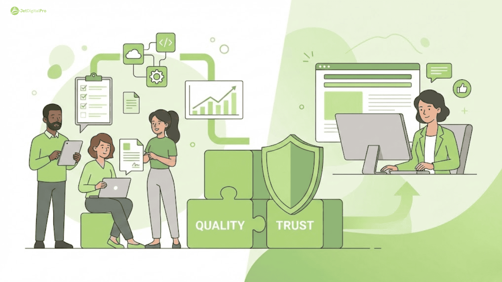 Quality and trust: A team collaboration on data-driven business strategies and secure solutions